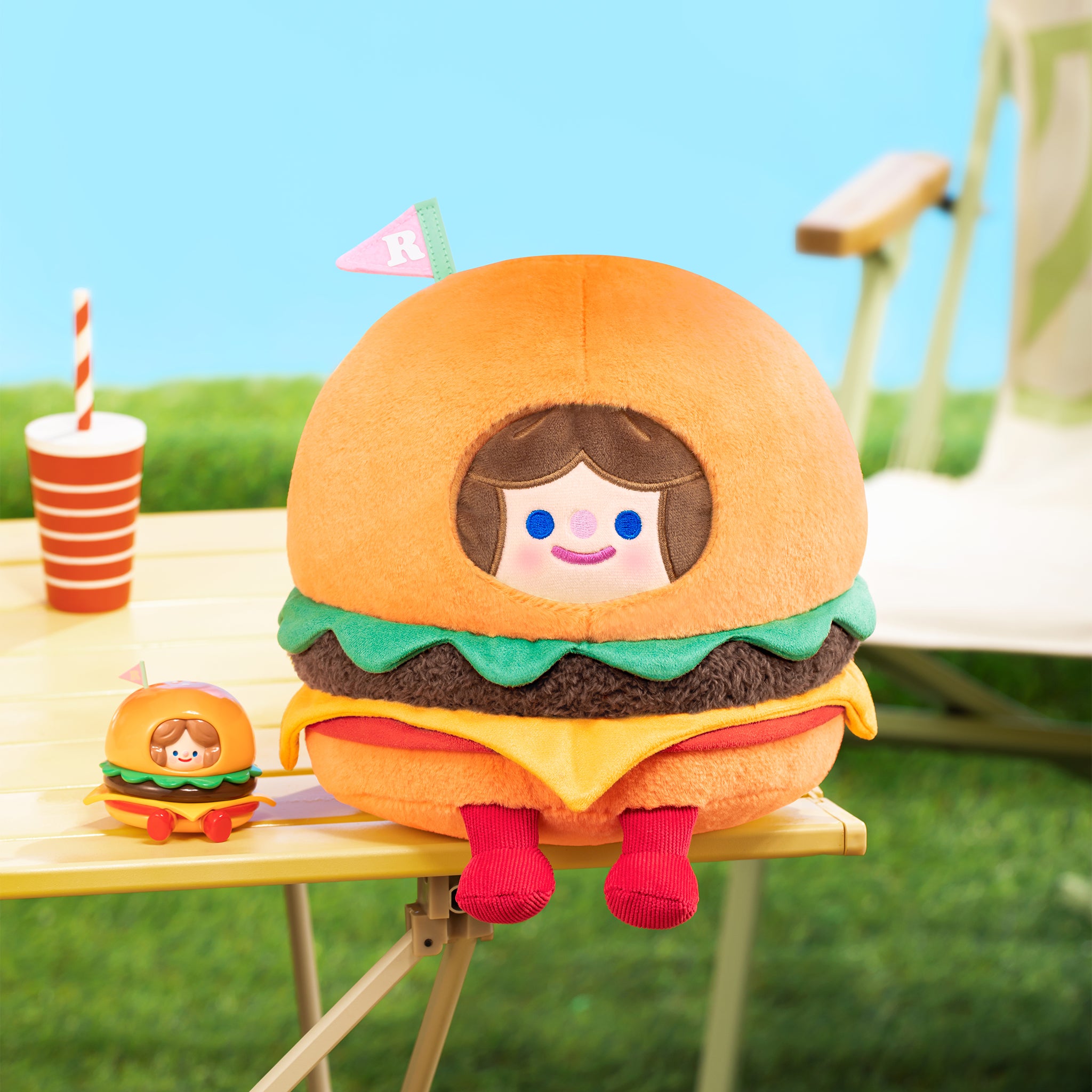 MarTUBE RiCO Cheeseburger Doll Cute Gift