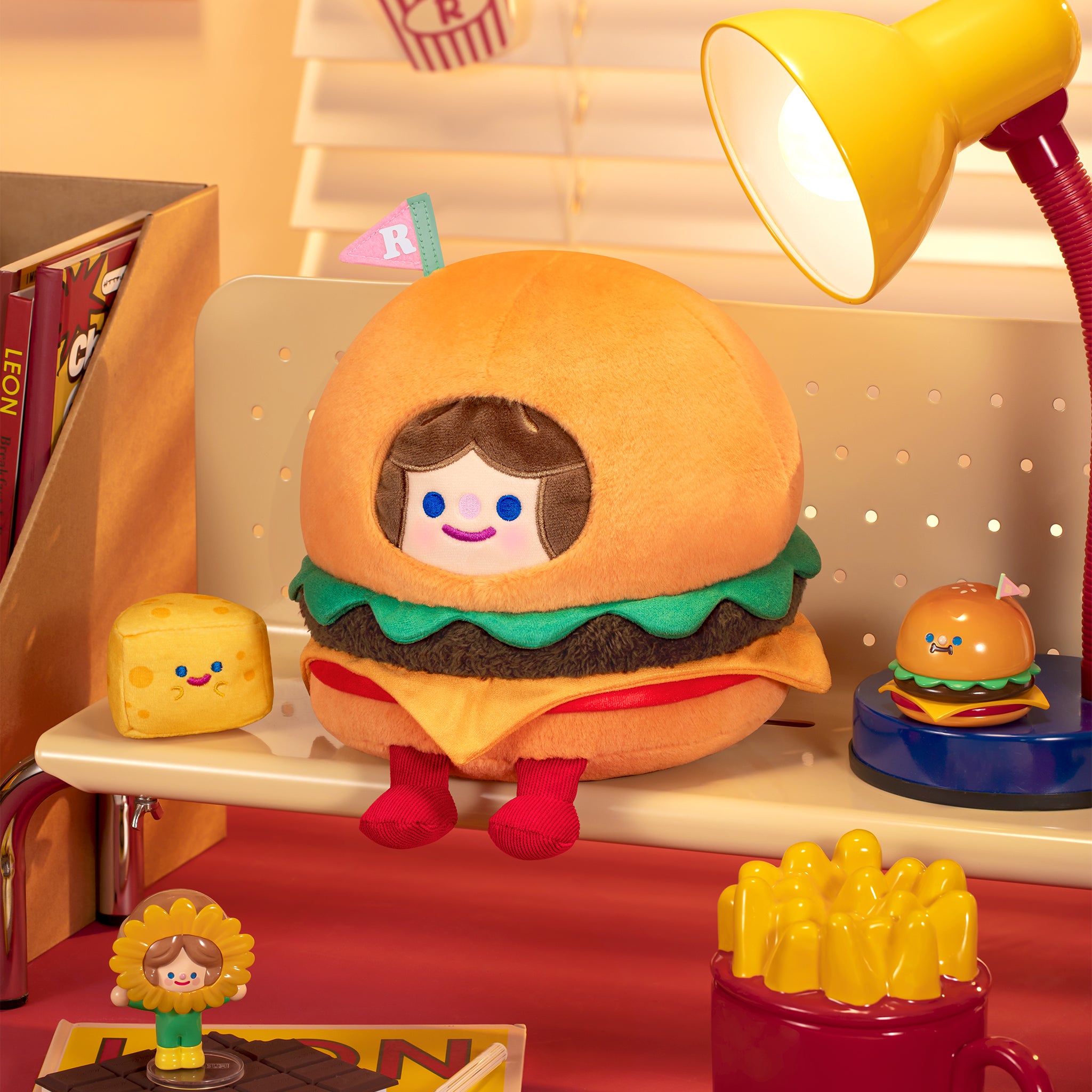 MarTUBE RiCO Cheeseburger Doll Cute Gift