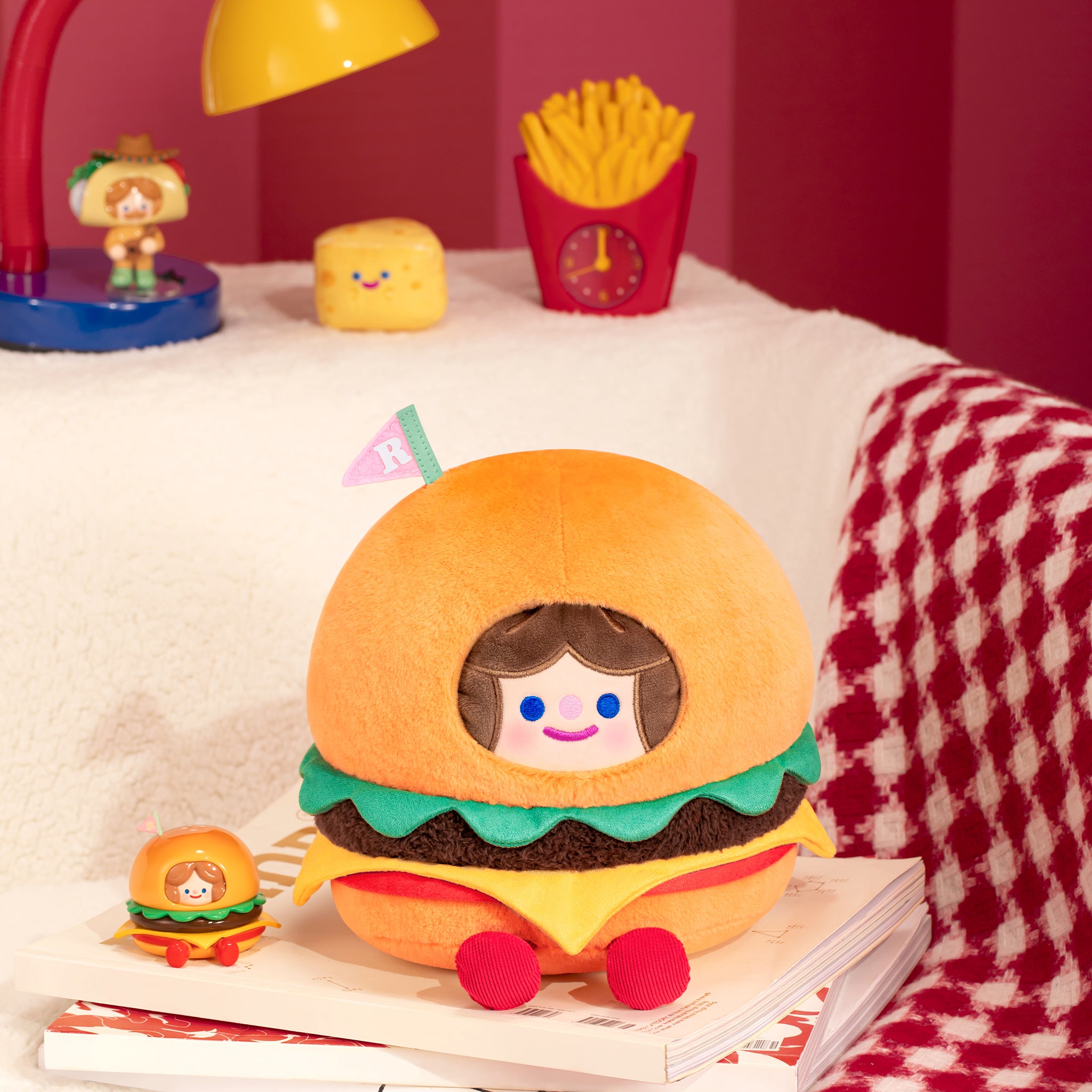 MarTUBE RiCO Cheeseburger Doll Cute Gift