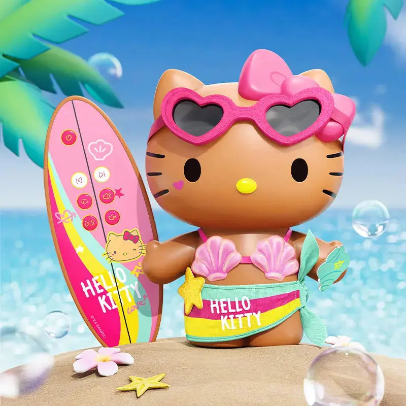 MarTUBE x Sanrio Beach Surfing Bluetooth Hello Kitty Speaker