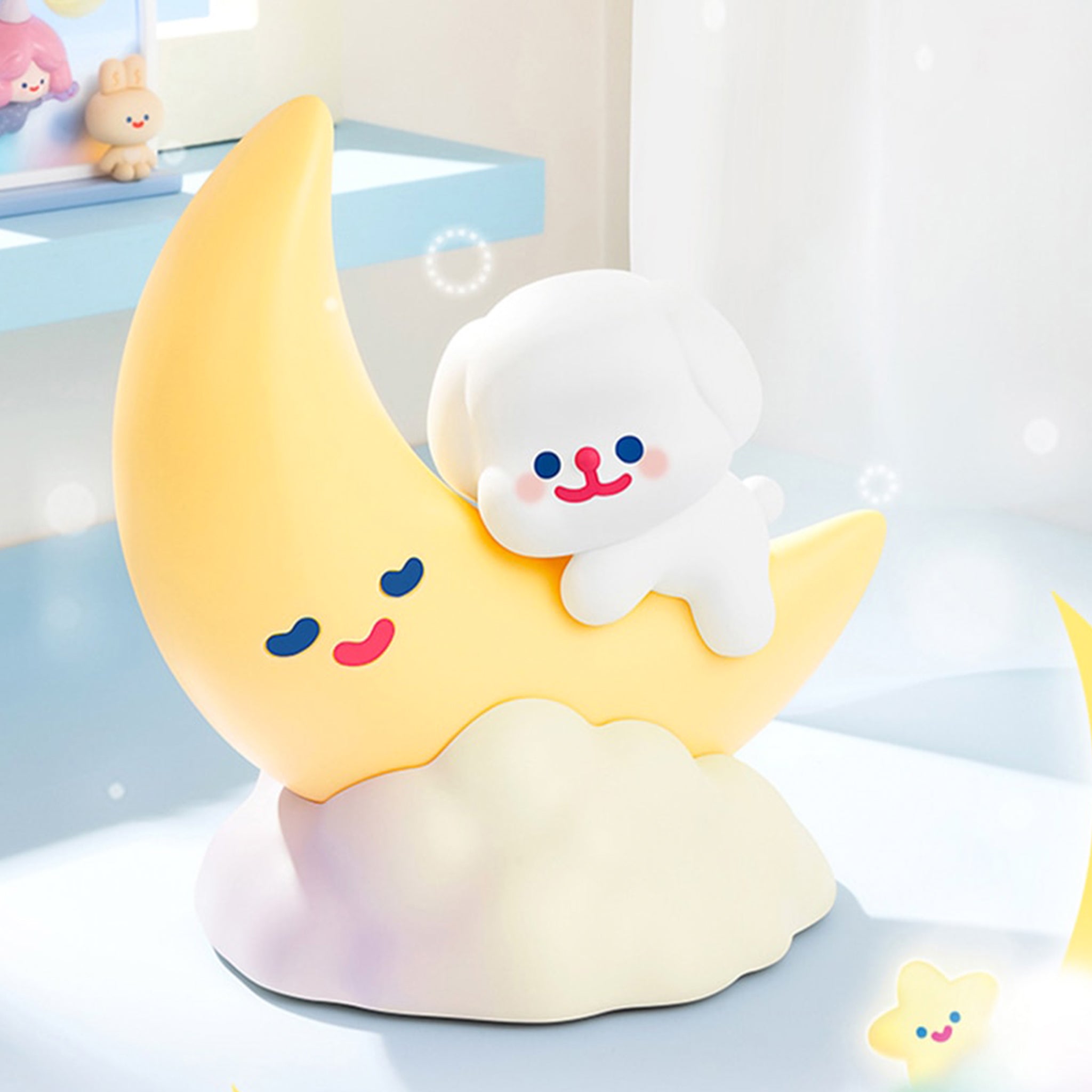 MarTUBE RiCO Pudding Puppy Moon Night Light