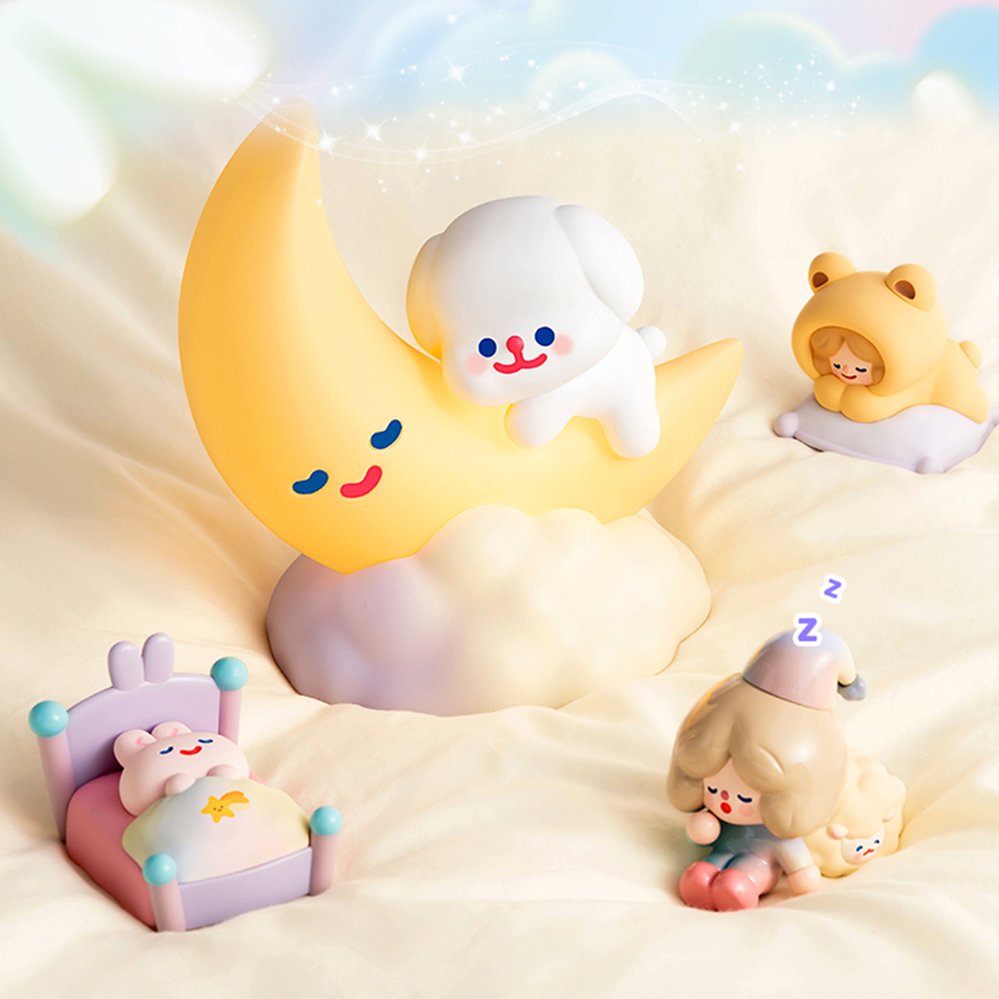 MarTUBE RiCO Pudding Puppy Moon Night Light