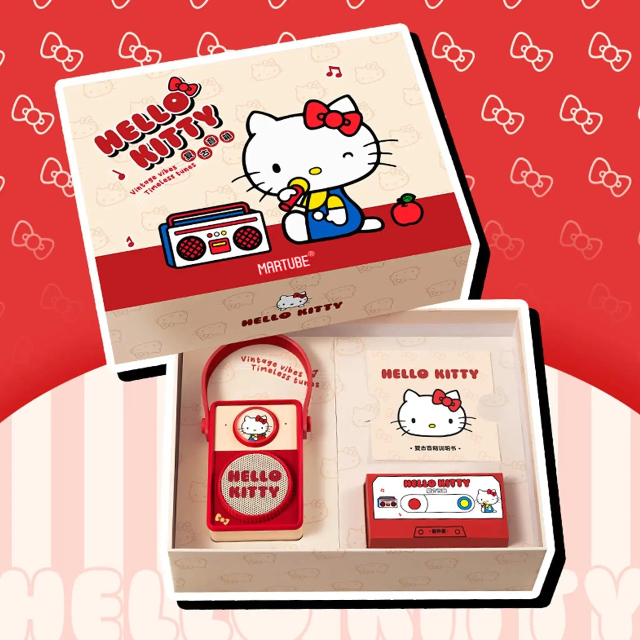 MarTUBE x Sanrio Beach Surfing Bluetooth Hello Kitty Speaker