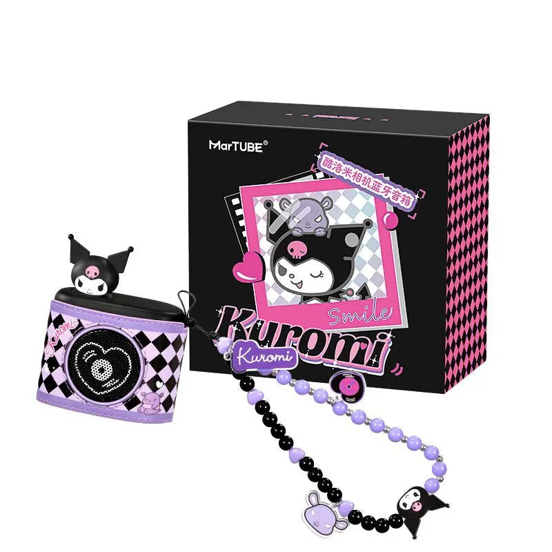 MarTUBE?? x Sanrio Kuromi Camera Portable Speakers Bluetooth Wireless - MarTUBE