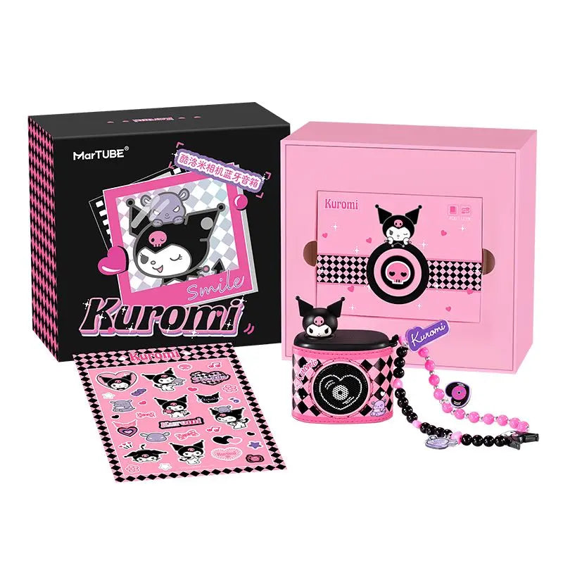 MarTUBE?? x Sanrio Kuromi Camera Portable Speakers Bluetooth Wireless - MarTUBE