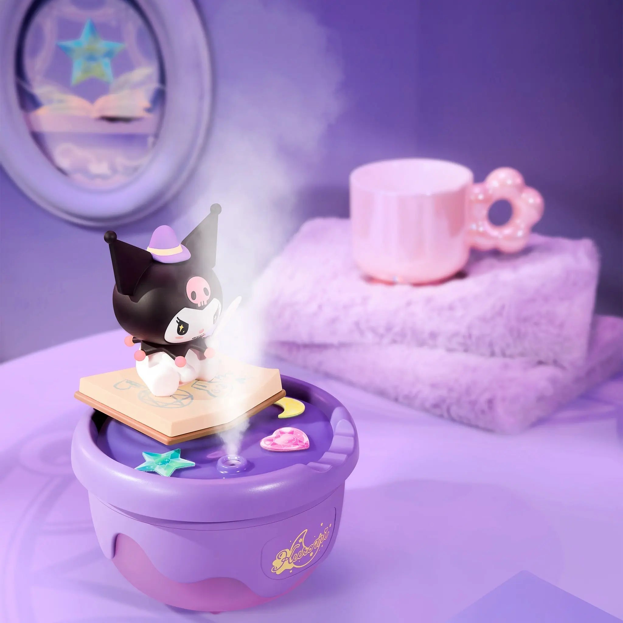 MarTUBE?? x Sanrio Kuromi Magic Humidifier Mini Spray Night Lights Decor - MarTUBE