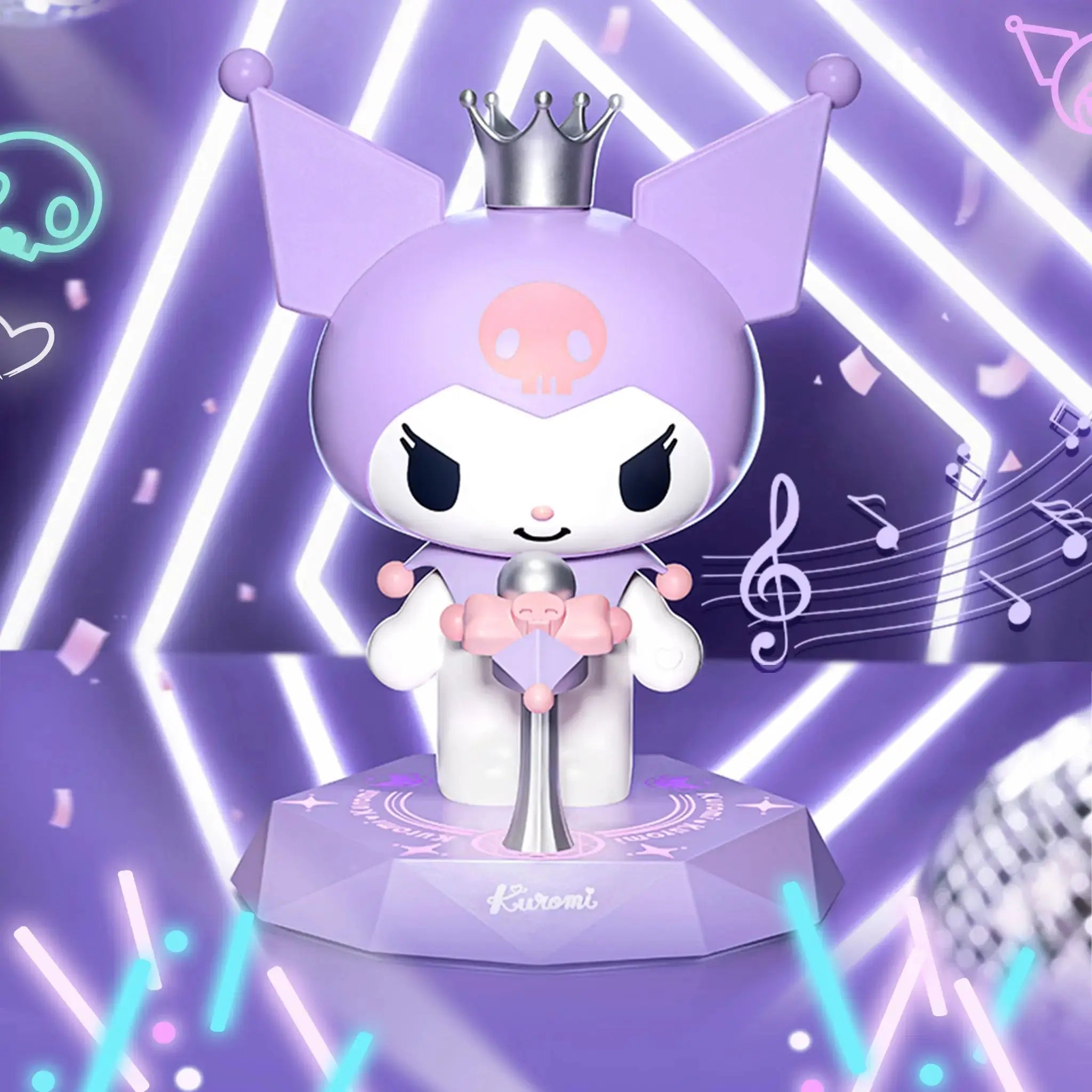 MarTUBE?? x Sanrio Kuromi Speaker Bluetooth Wireless - MarTUBE