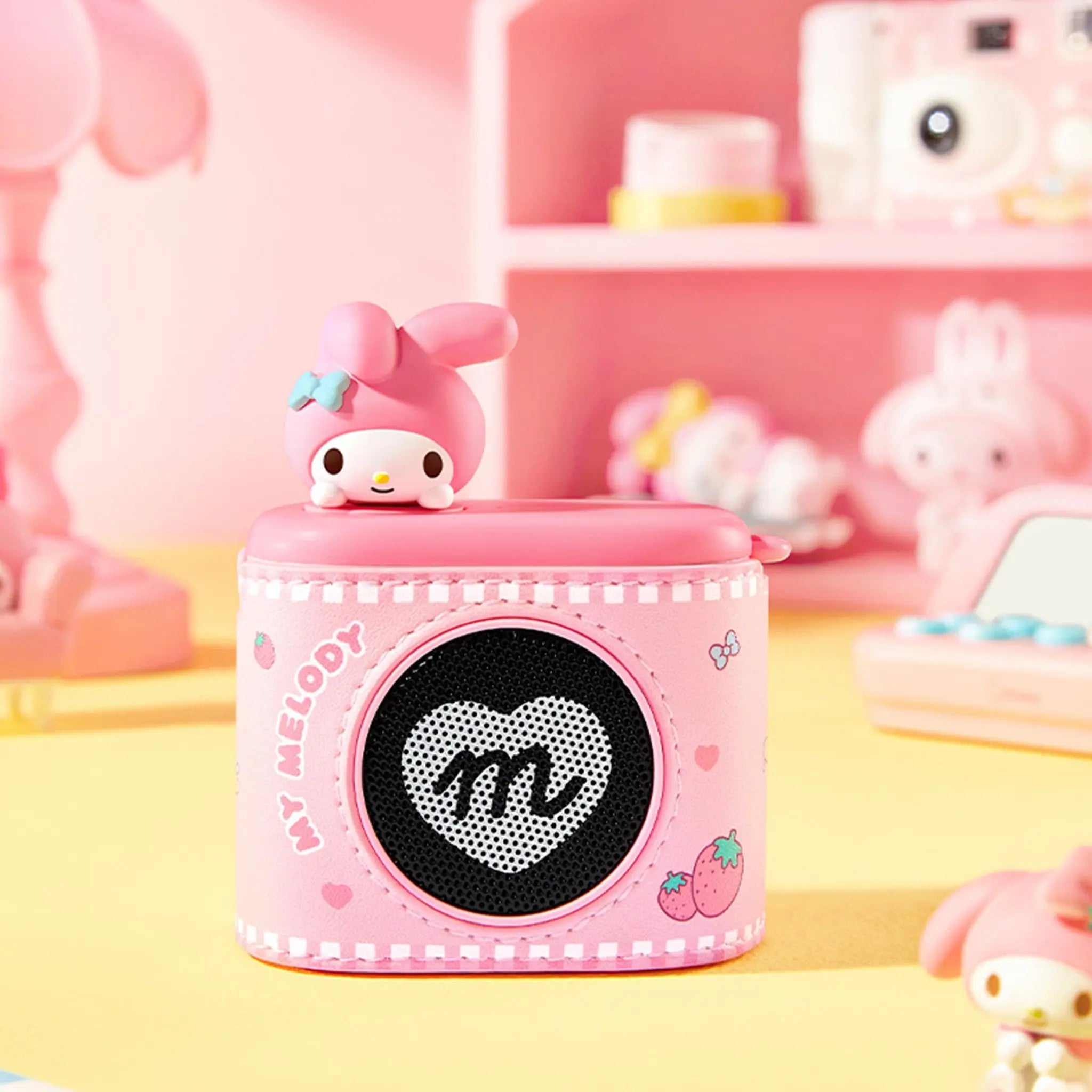 MarTUBE?? x Sanrio My Melody Camera Portable Speakers Bluetooth Wireless - MarTUBE