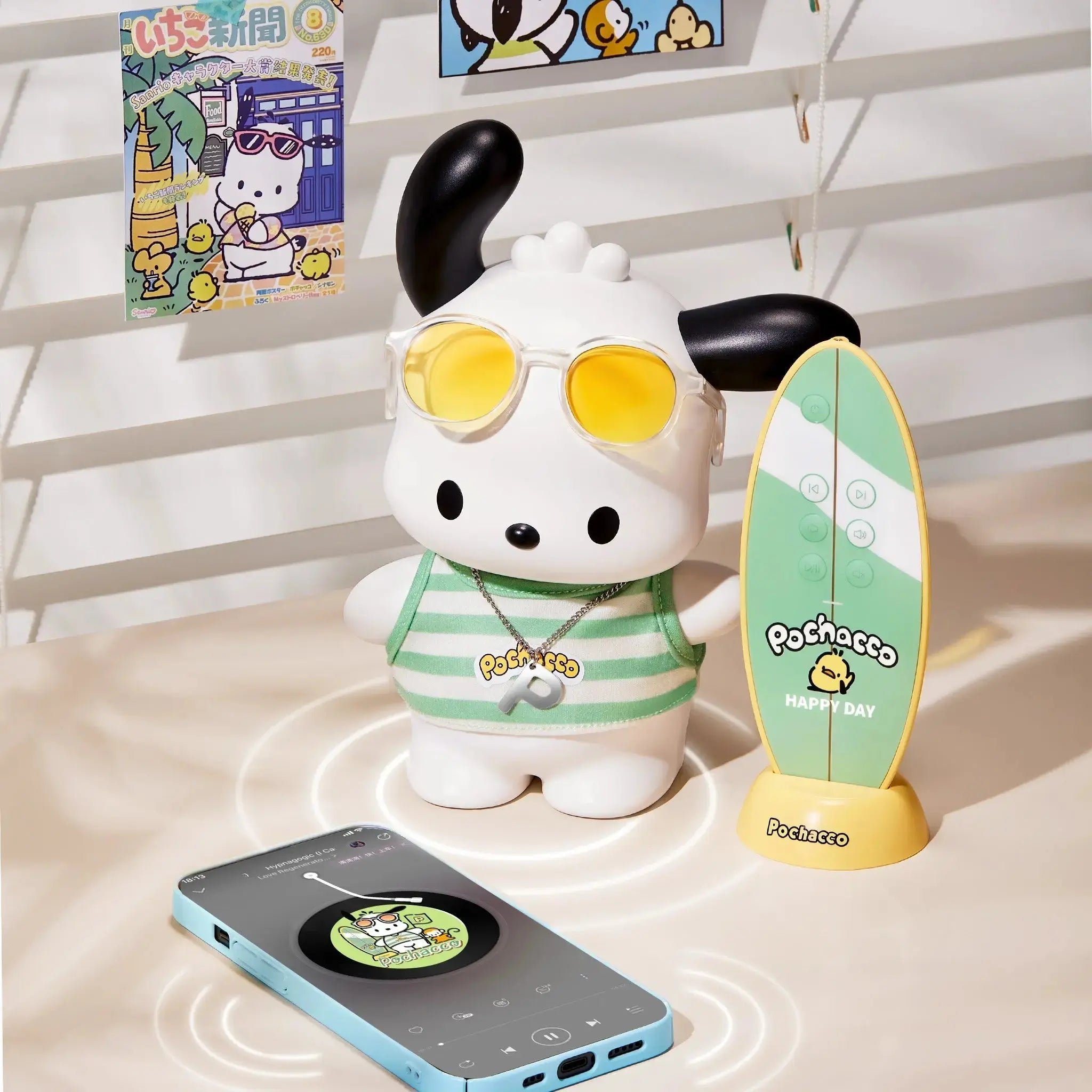 MarTUBE?? x Sanrio Pochacco Speakers Bluetooth Wireless - MarTUBE